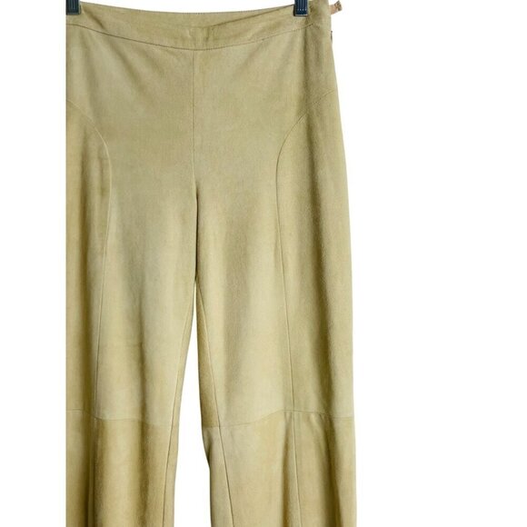 Carlisle women’s 90s suede pants small sand 26 waist - Picture 2 of 11